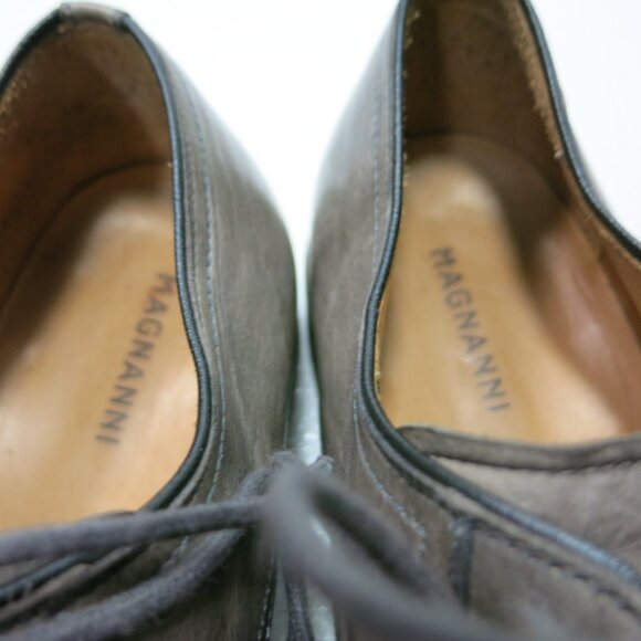 Magnanni Wing Tip Leather Dress Oxfords Men's Footwear Shoes Derby Spain Sz 8.5 - Picture 7 of 7